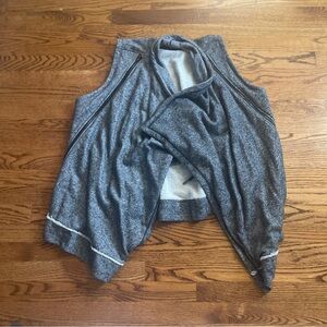 Calvin Klein Charcoal Open-Front Vest